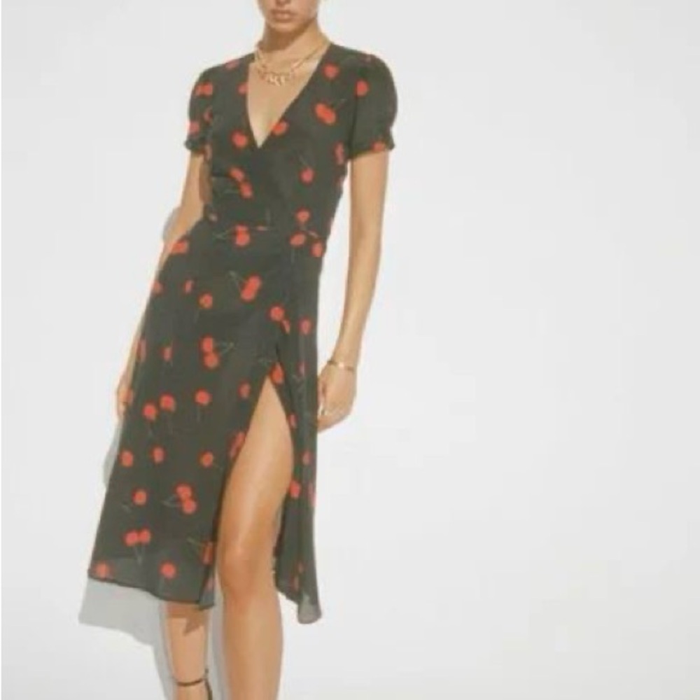 Realisation Par THE TEALE dress in Wild Cherry